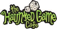 haunted game cafe logo
