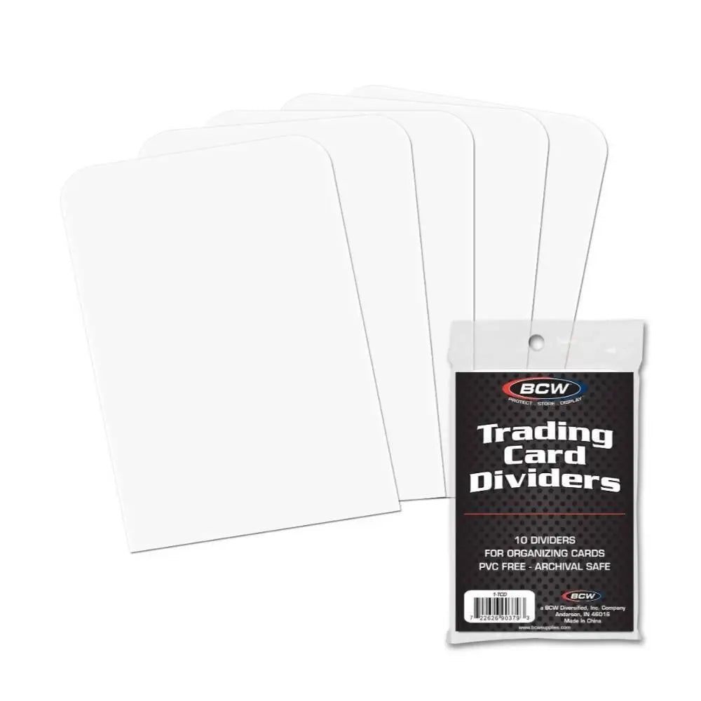 BCW Trading Card Dividers - Vertical (10ct) Card Storage BCW   