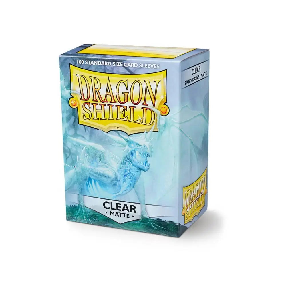 Dragon Shield Matte Sleeves Box (100) Sleeves Dragon Shield Clear  