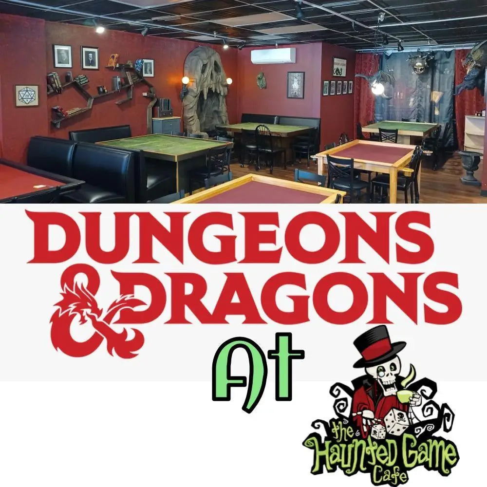 Haunted Hosted RPG: Dungeons and Dragons Saturday (February - March '24) Events The Haunted Game Cafe   