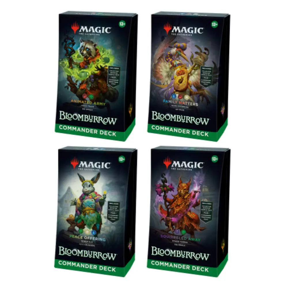 Magic the Gathering: Bloomburrow Commander Deck - Shop The Haunted Game Cafe Magic the Gathering: Bloomburrow Commander Deck - Shop The Haunted Game Cafe