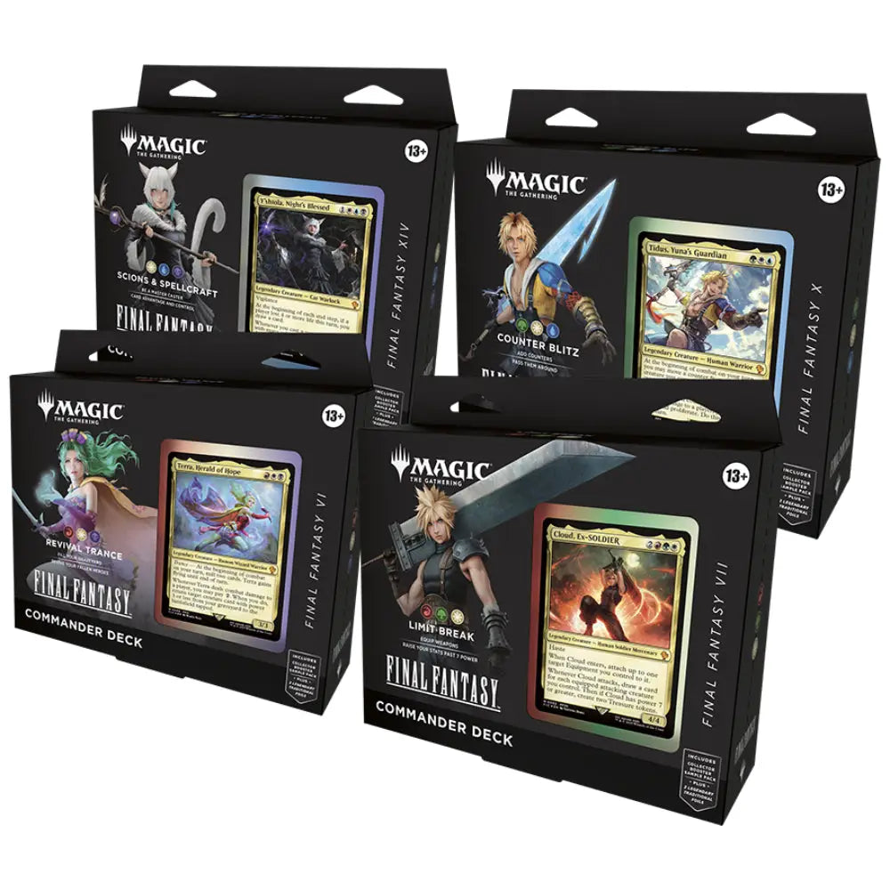Magic the Gathering: Final Fantasy Commander Deck - Shop The Haunted Game Cafe Magic the Gathering: Final Fantasy Commander Deck - Shop The Haunted Game Cafe