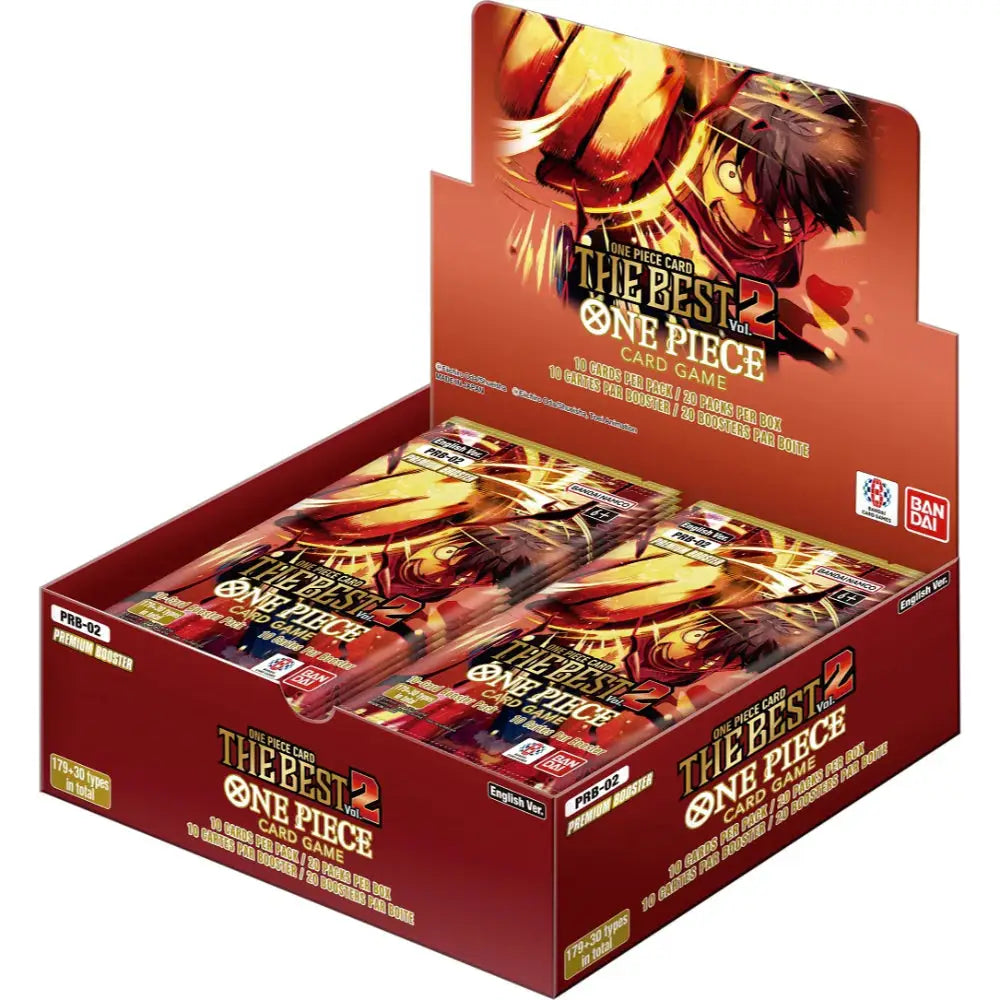 One Piece TCG: The Best Volume 2 Premium Booster Box (20) (PRB-02) One Piece TCG: The Best Volume 2 Premium Booster Box (20) (PRB-02)