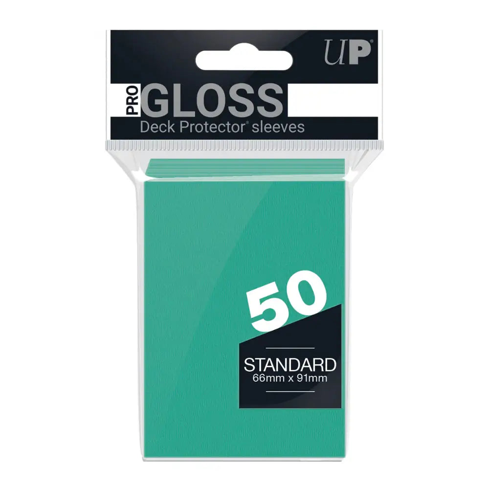 Ultra Pro Pro-Gloss Standard Sleeves (50) Sleeves Ultra Pro Aqua  