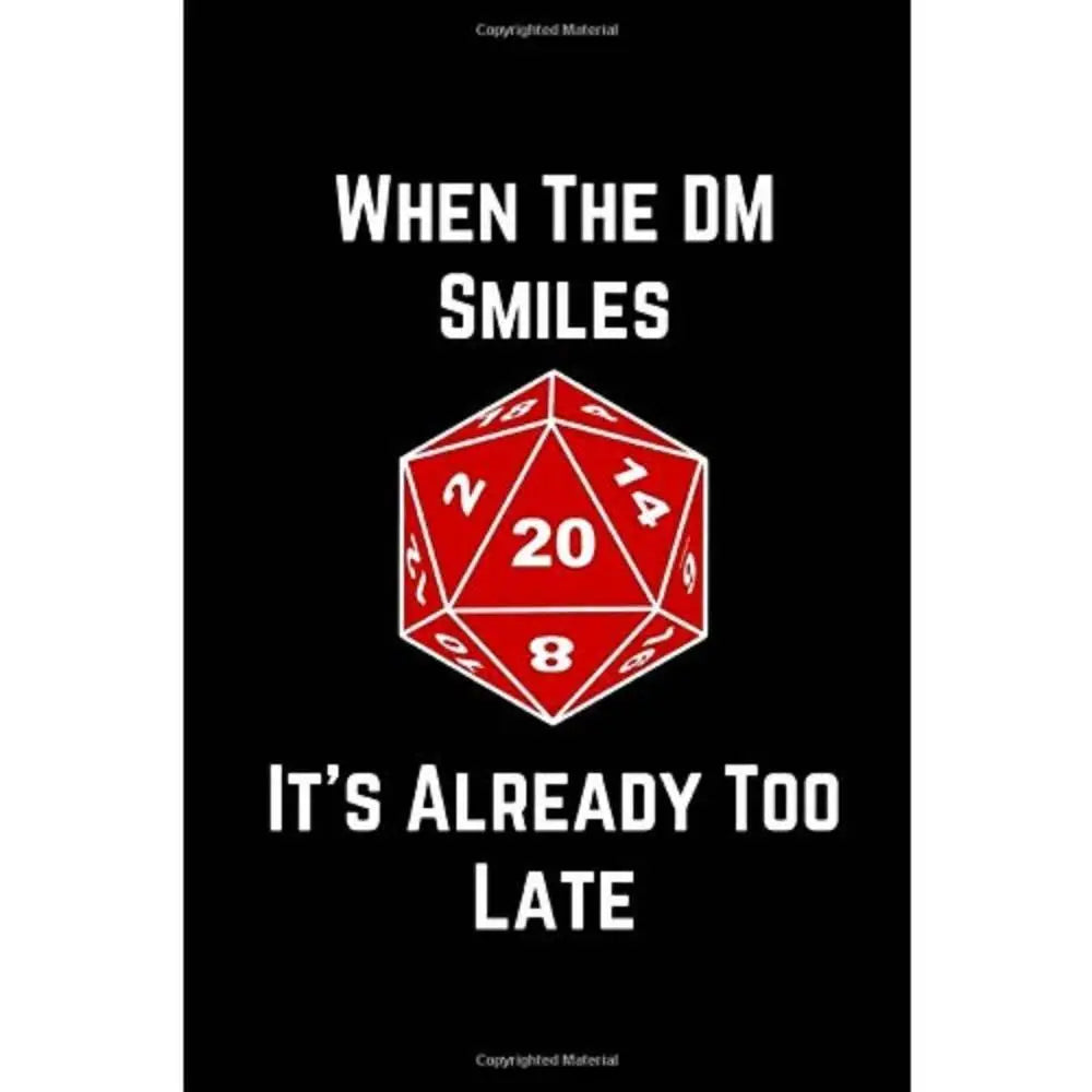 When the DM Smiles Dot Grid Notebook Toys & Gifts The Haunted Game Cafe   