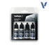 Vallejo True Metallic Paints: Sterling Silver Set (4)