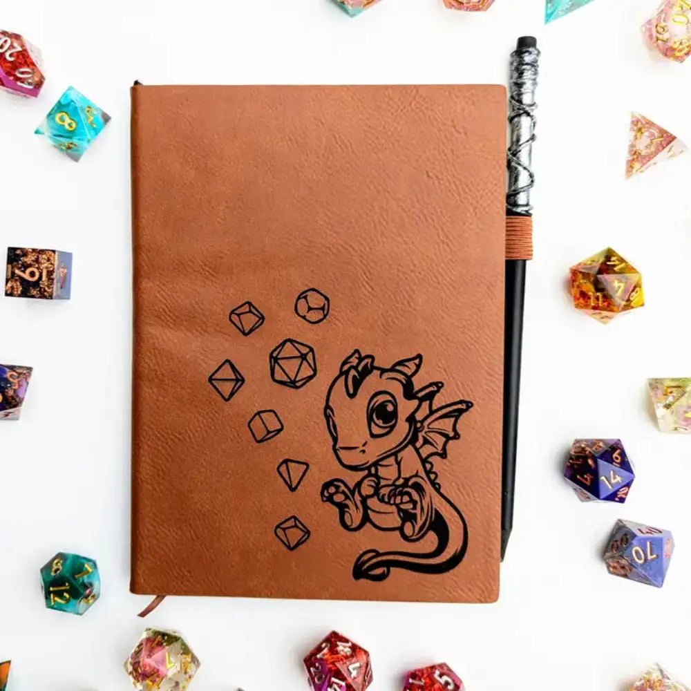 Adoragon Mini Dot Leather Journal - Gifts