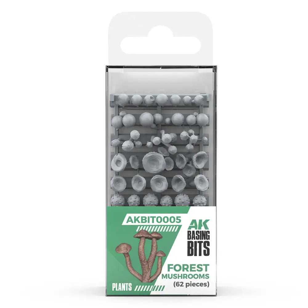 AK Interactive Basing Bits Forest Mushrooms (63) - Paint & Tools