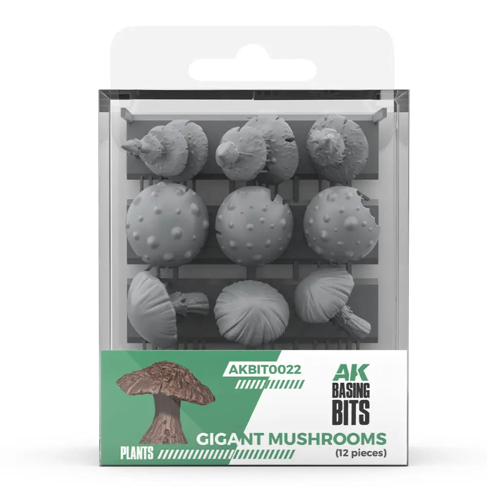 AK Interactive Basing Bits Gigant Mushrooms (12) - Paint & Tools