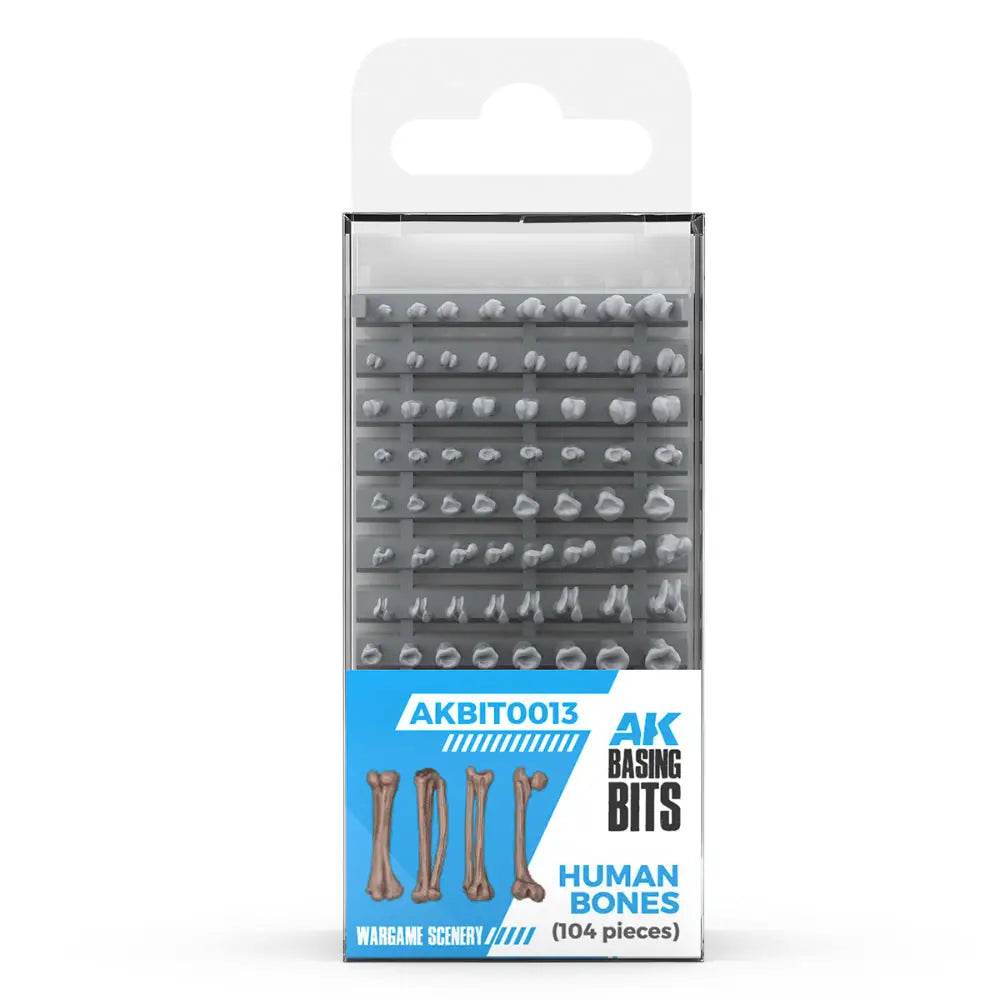 AK Interactive Basing Bits Human Bones (104) - Paint & Tools