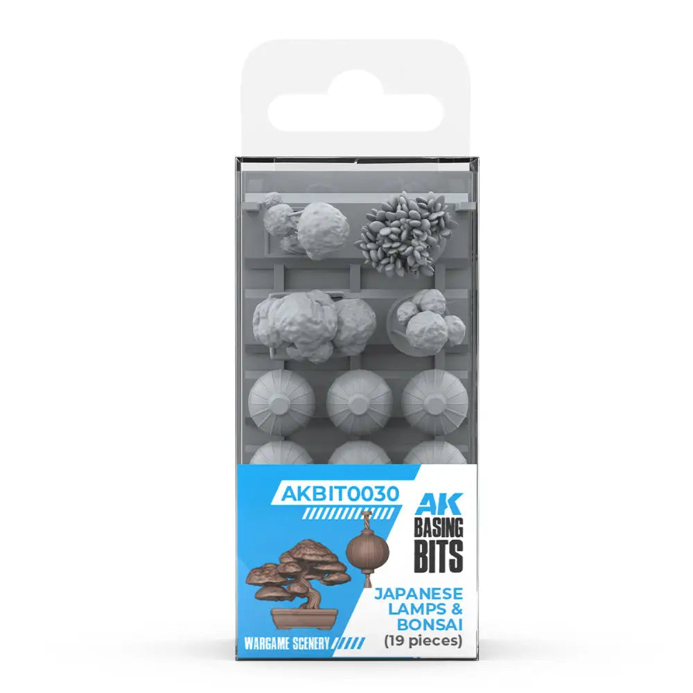 AK Interactive Basing Bits Japanese Lamps & Bonsai (19) - Paint & Tools