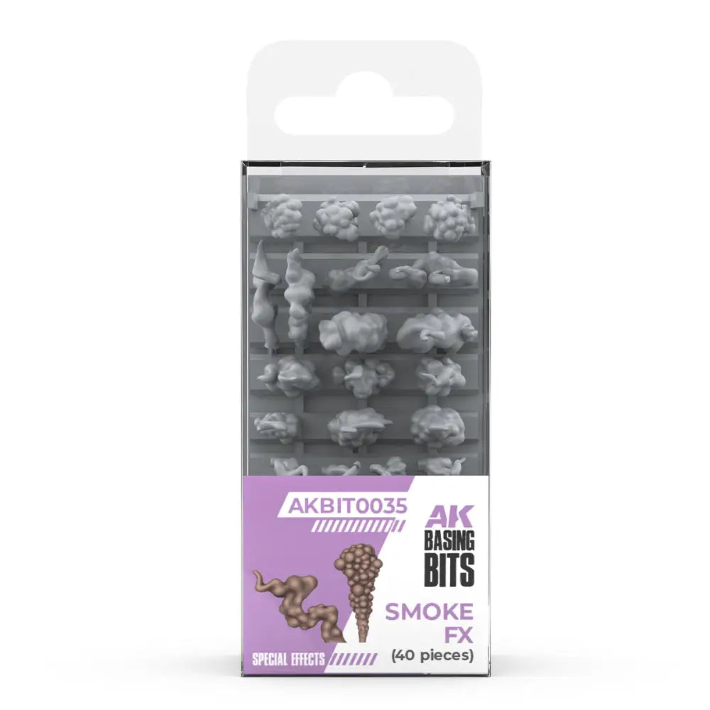 AK Interactive Basing Bits Smoke FX (40) - Paint & Tools