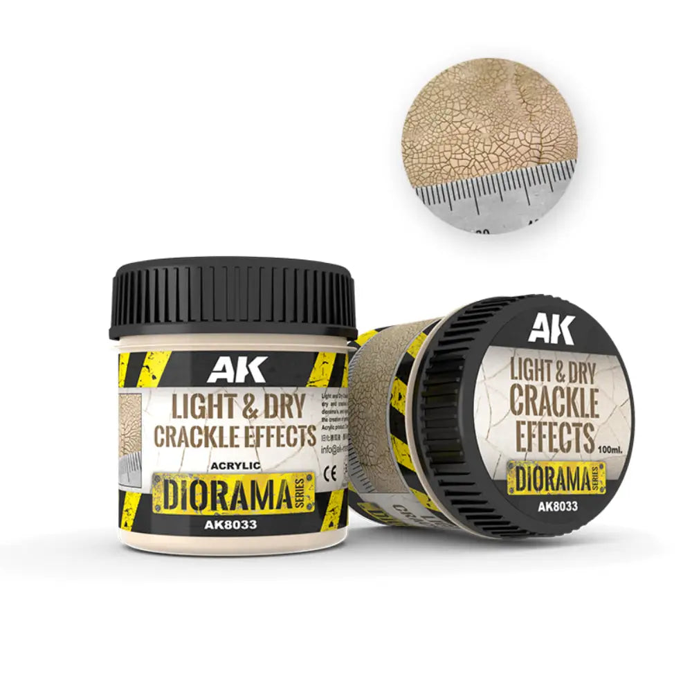 AK Interactive Crackle Effects Light & Dry (100ml) - Paint & Tools