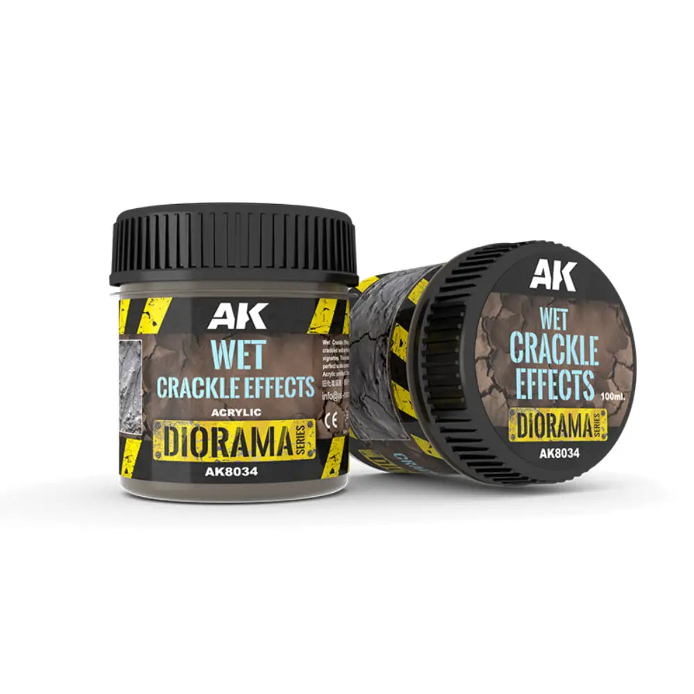 AK Interactive Crackle Effects Wet (100ml) - Paint & Tools