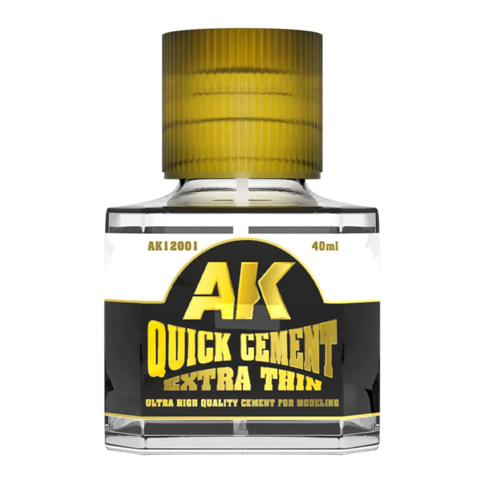 AK Interactive Extra Thin Quick Cement (40ml) - Paint & Tools