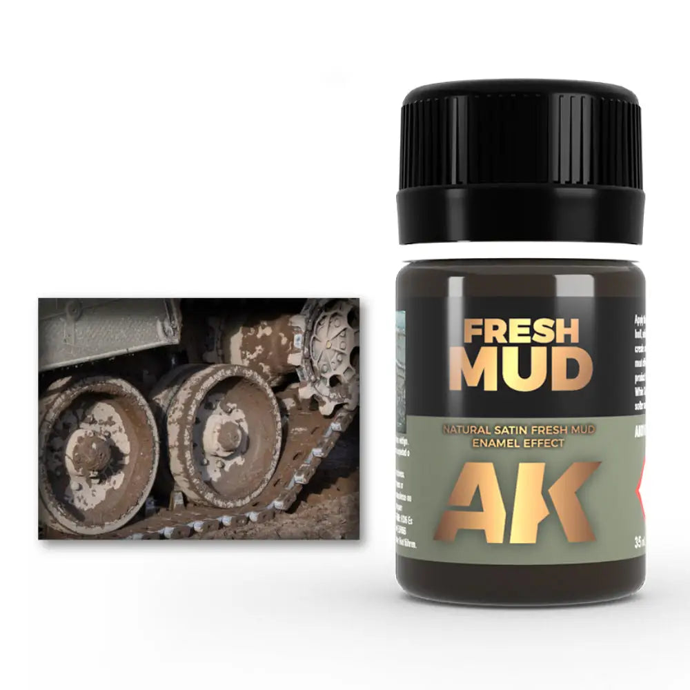 AK Interactive Fresh Mud Effects Enamel Paint (35ml) - Paint & Tools