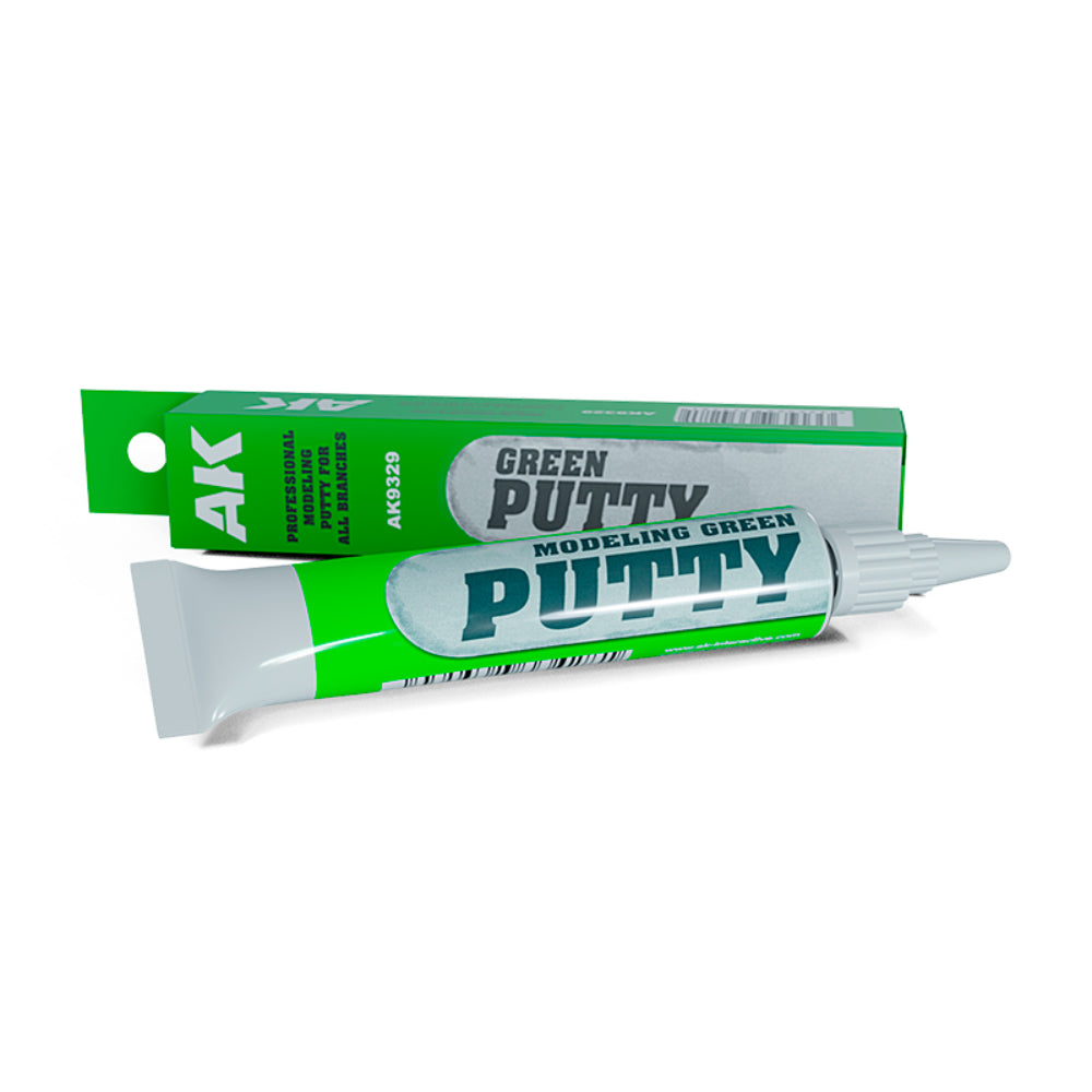 AK Interactive Modeling Green Putty 20ml - Paint & Tools