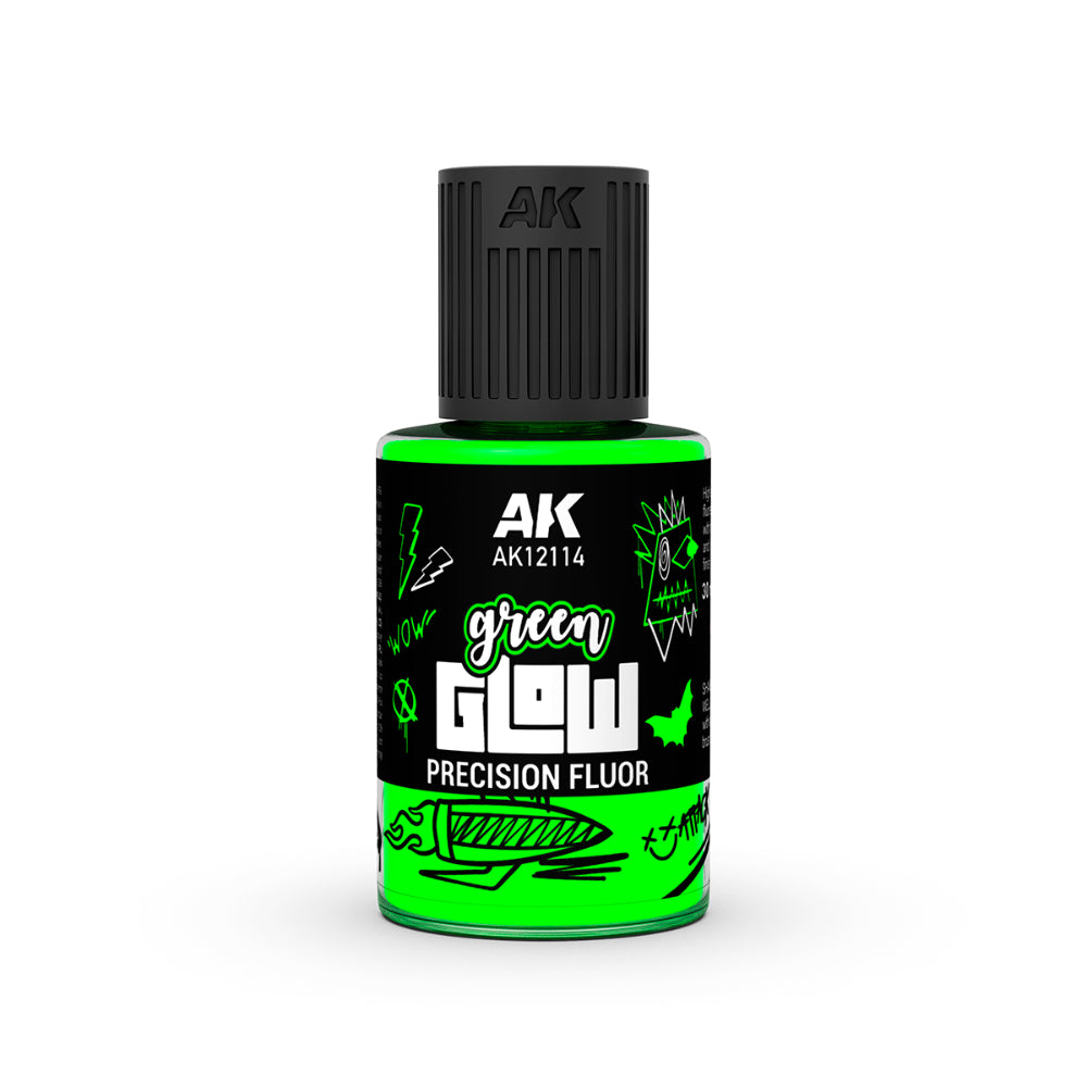 AK Interactive Precision Fluorescent Green Glow (30ml)