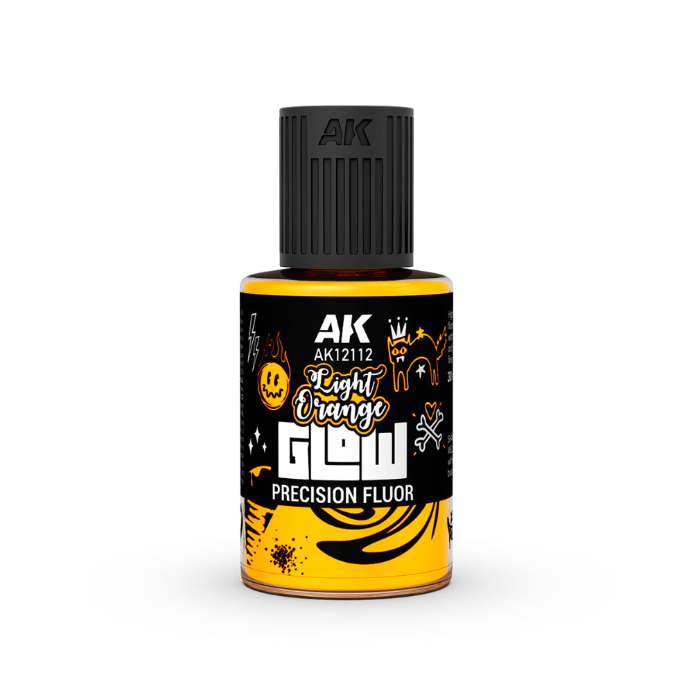 AK Interactive Precision Fluorescent Light Orange Glow (30ml)