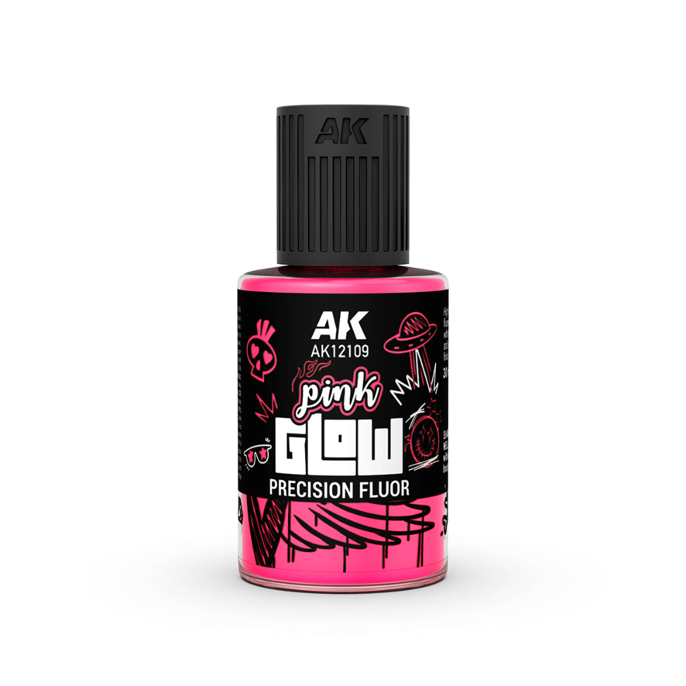 AK Interactive Precision Fluorescent Pink Glow (30ml)