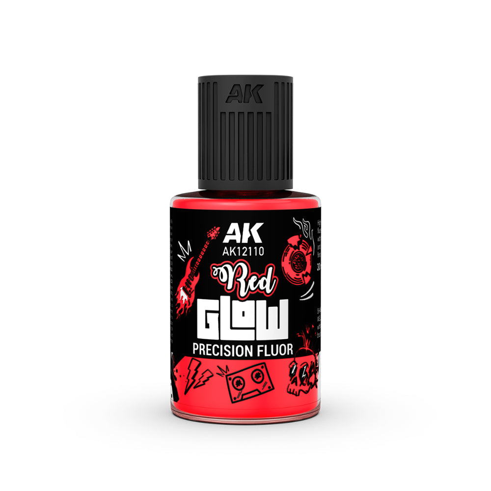 AK Interactive Precision Fluorescent Red Glow (30ml)