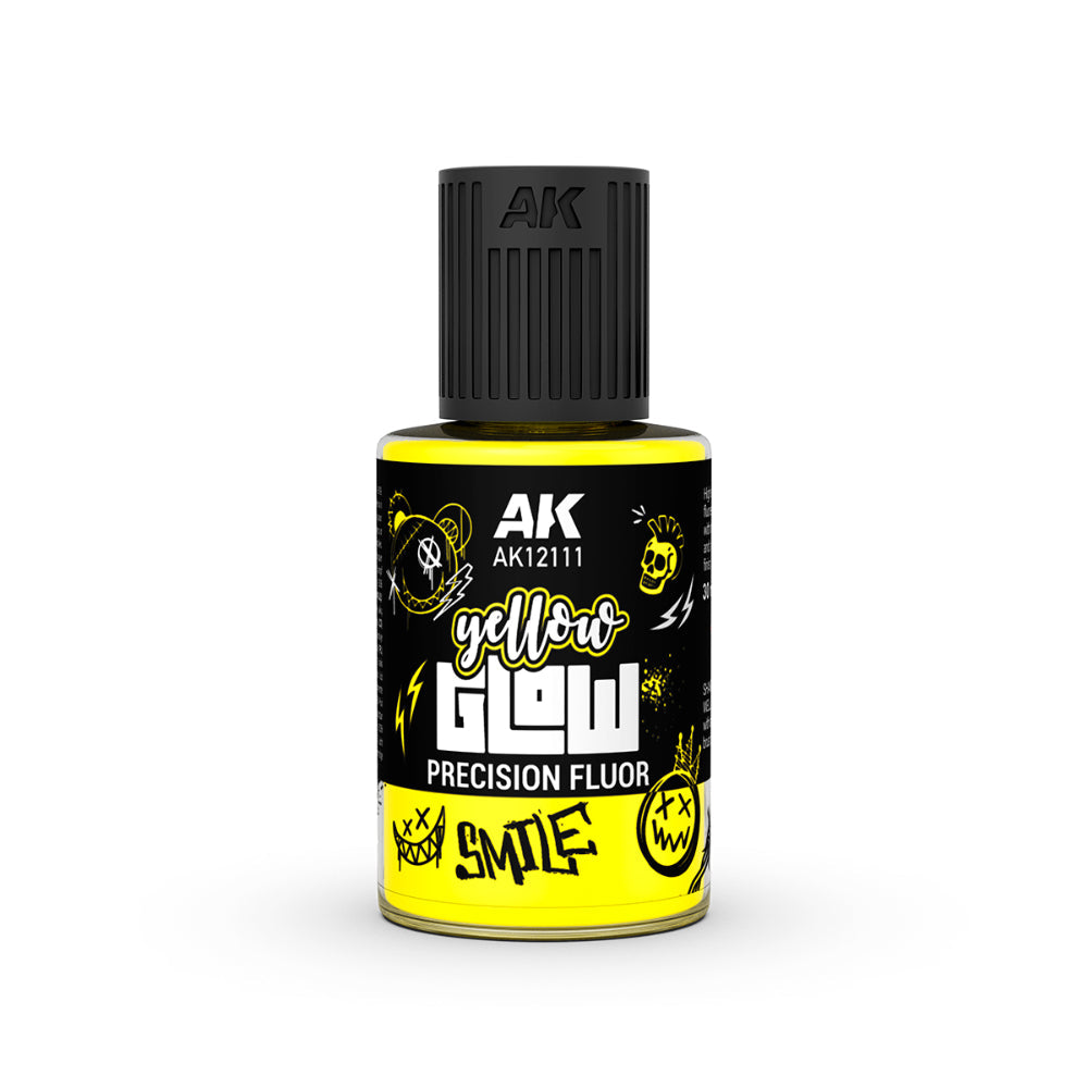 AK Interactive Precision Fluorescent Yellow Glow (30ml)