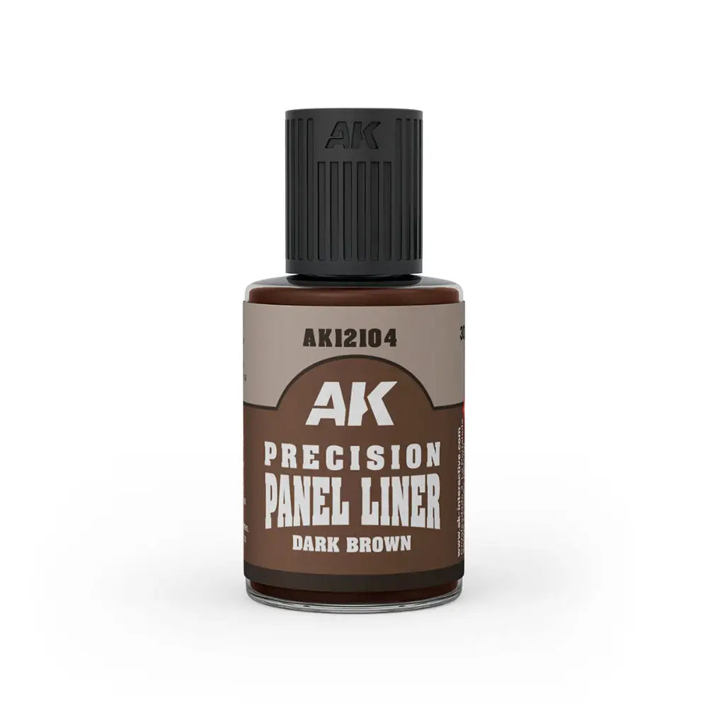 AK Interactive Precision Panel Liner Dark Brown (30ml) - Paint & Tools