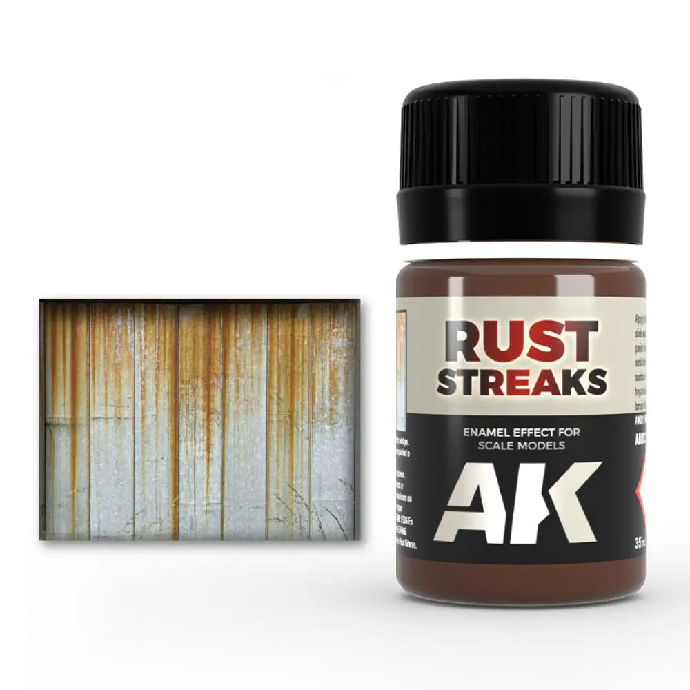 AK Interactive Rust Streaks Enamel Paint (35ml) - Paint & Tools