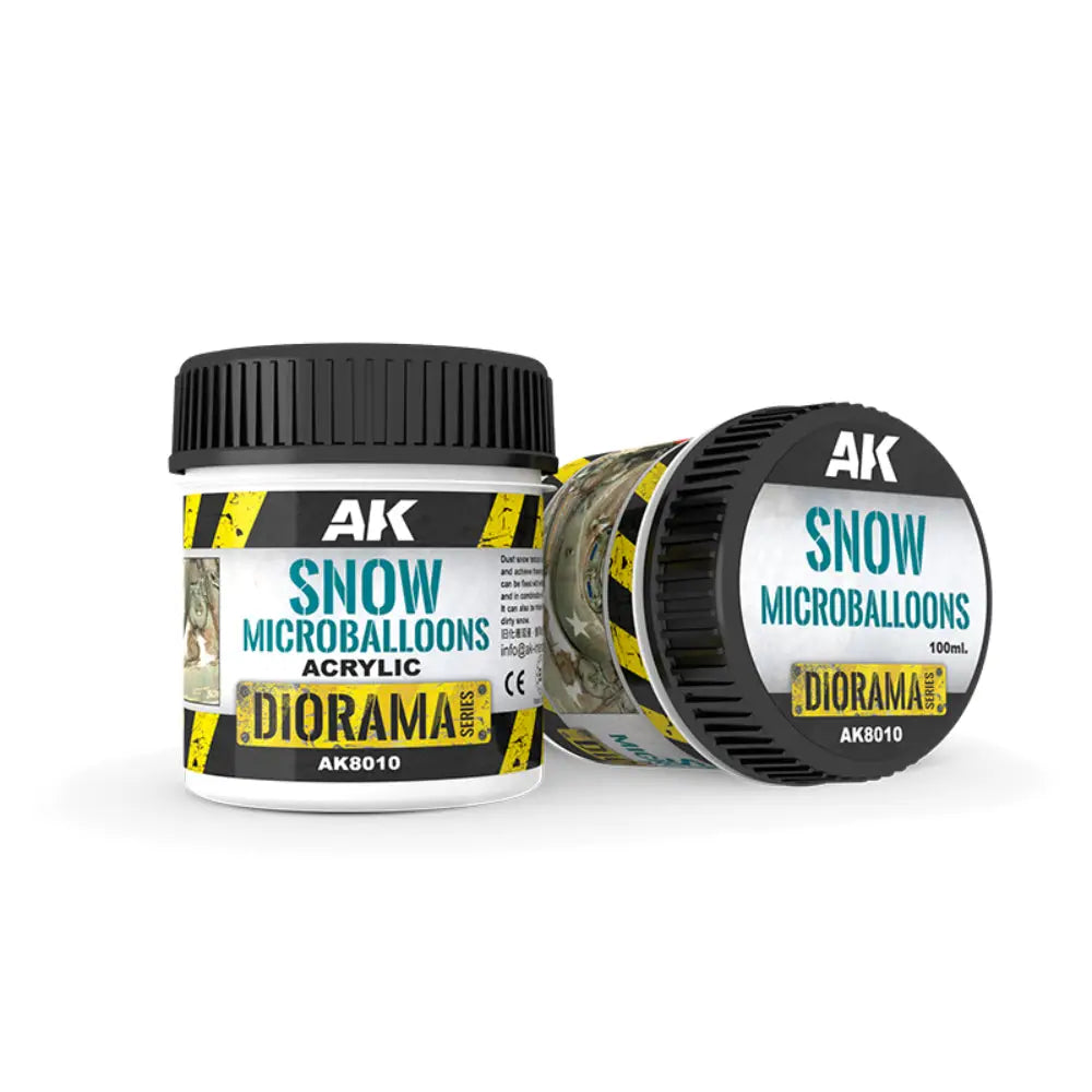 AK Interactive Snow Microballoons (100ml) - Paint & Tools