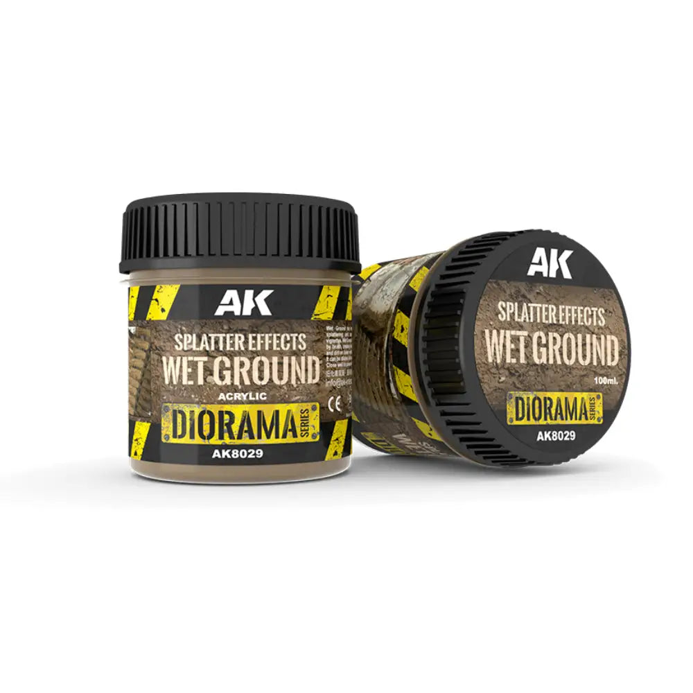 AK Interactive Splatter Effects Wet Ground (100ml) - Paint & Tools