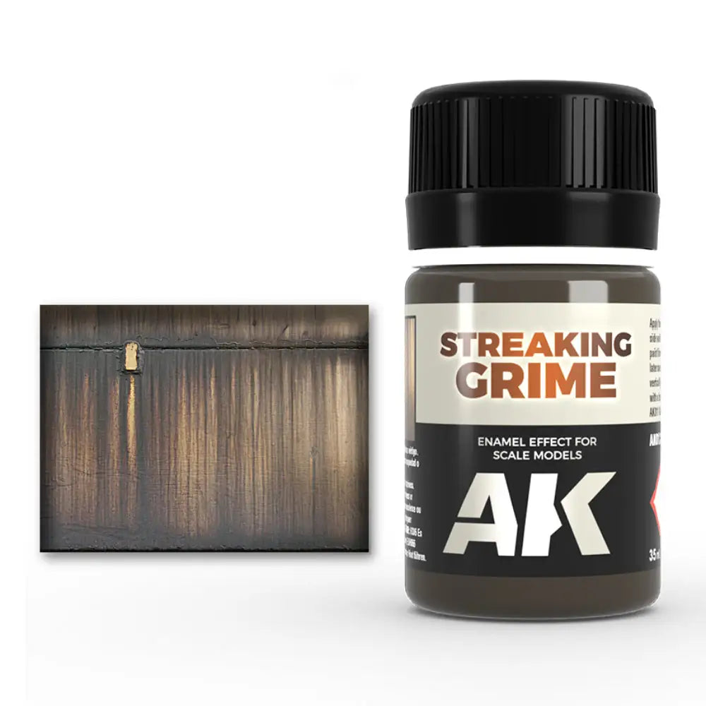 AK Interactive Streaking Grime Enamel Paint (35ml) - Paint & Tools