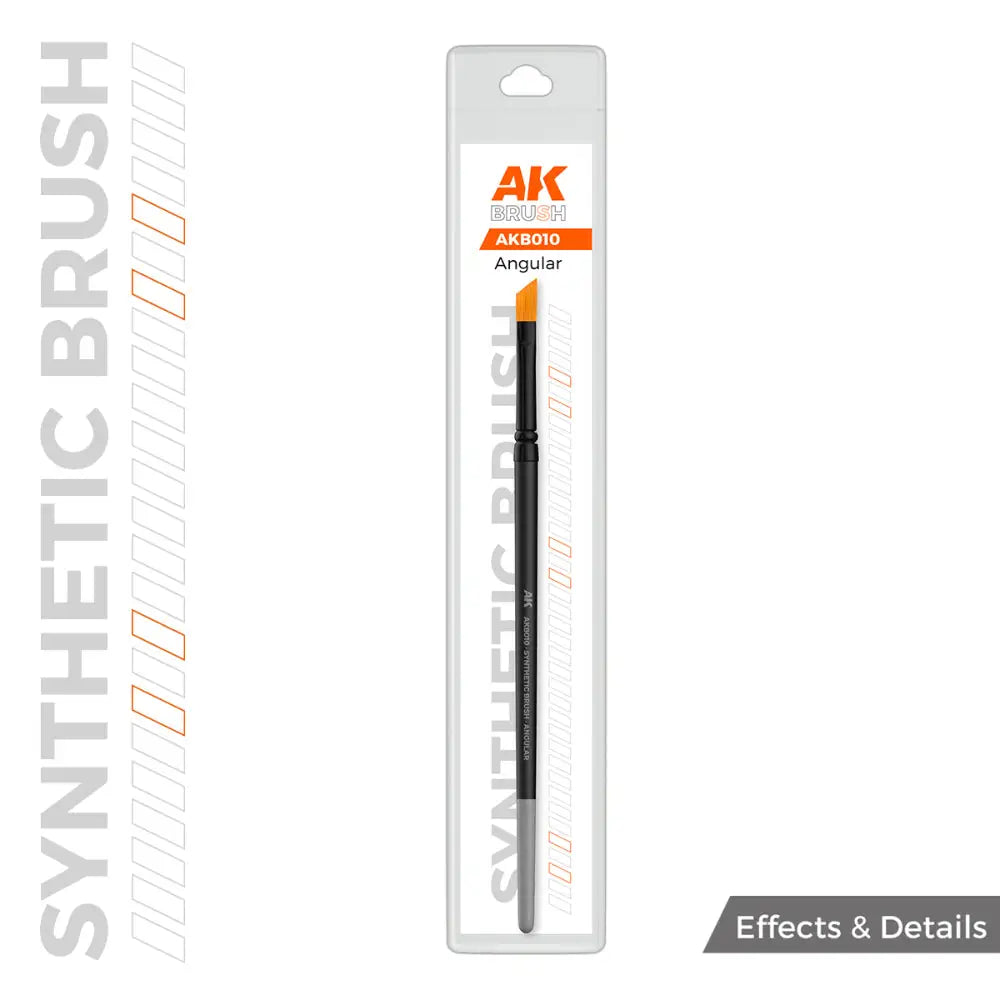 AK Interactive Synthetic Brush Angular - Paint & Tools