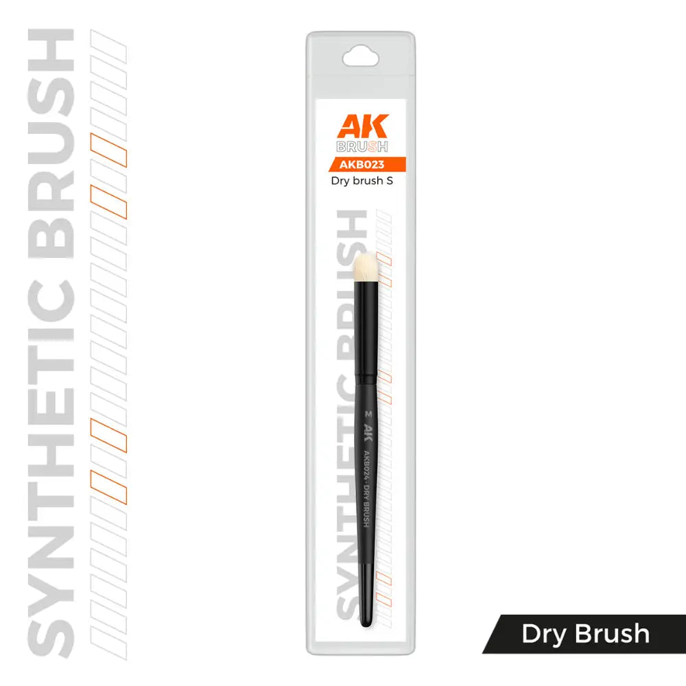 AK Interactive Synthetic Brush Dry - Small - Paint & Tools