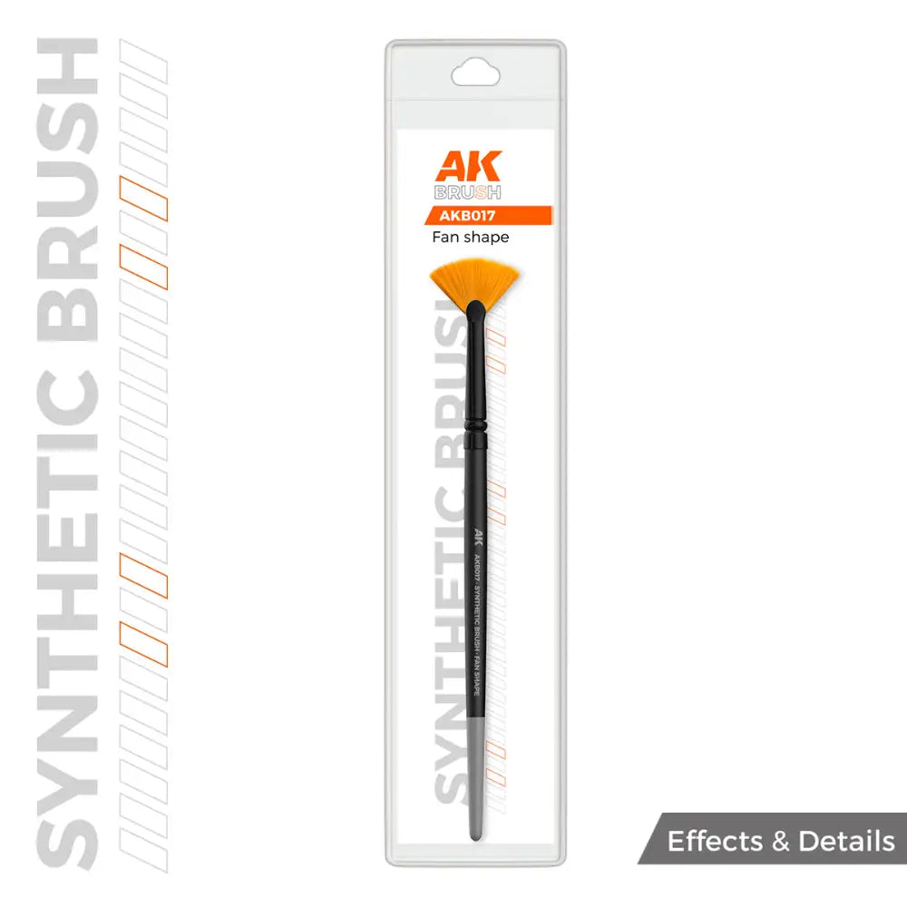AK Interactive Synthetic Brush Fan Shape - Paint & Tools