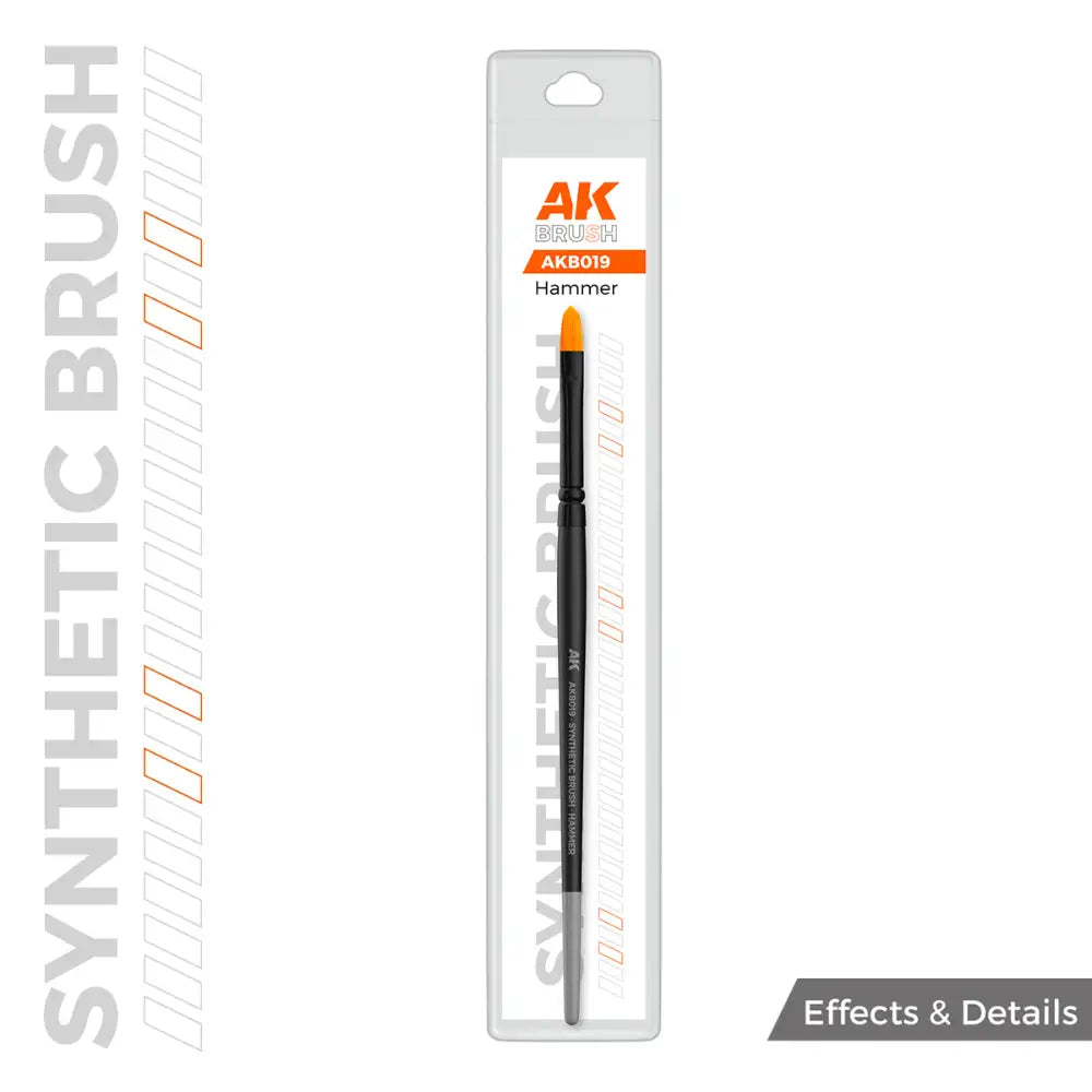 AK Interactive Synthetic Brush Hammer - Paint & Tools