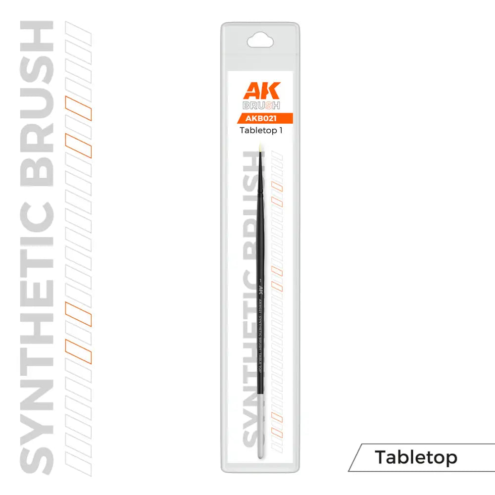 AK Interactive Synthetic Brush Tabletop - 1 - Paint & Tools