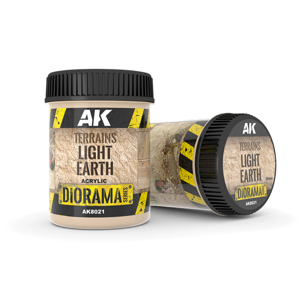 AK Interactive Terrain Light Earth (250ml) - Paint & Tools