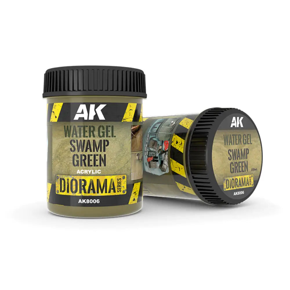 AK Interactive Water Gel Swamp Green (250ml) - Paint & Tools