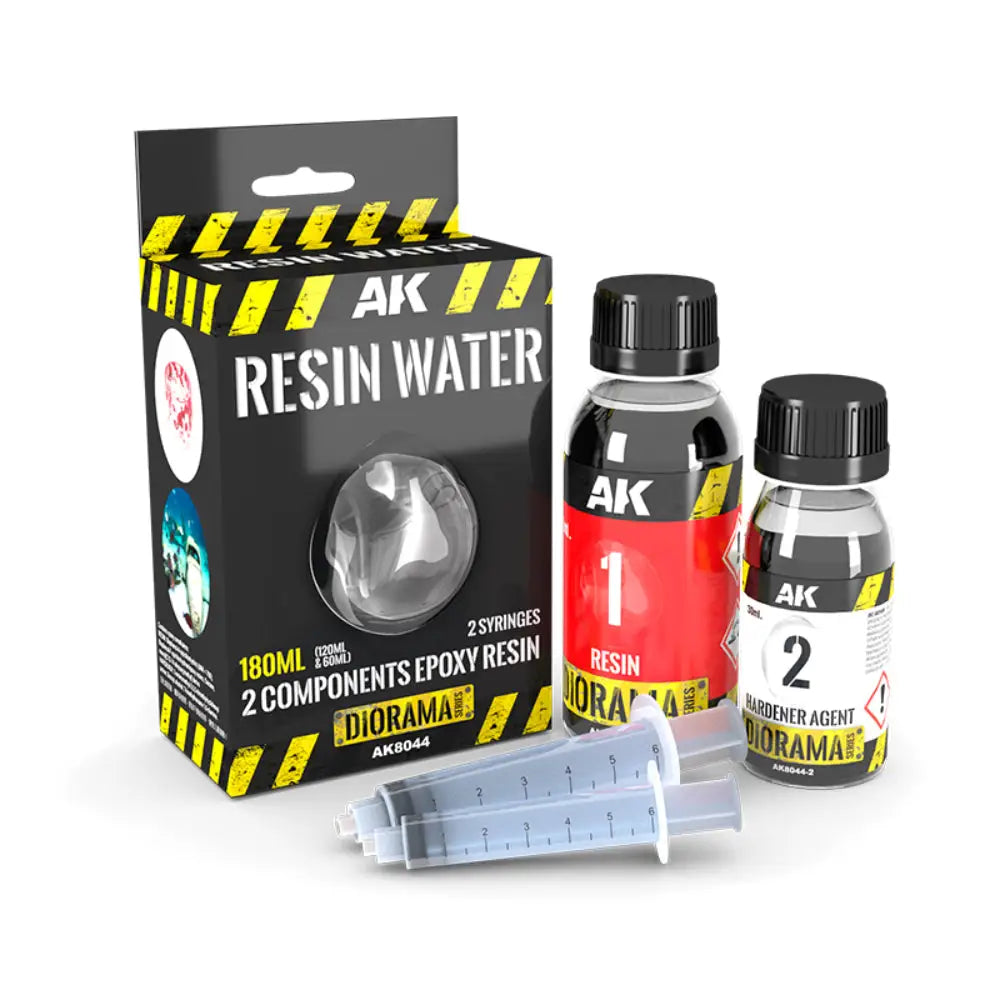 AK Interactive Water Resin Kit (180ml) - Paint & Tools