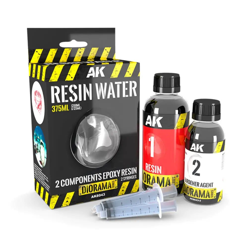 AK Interactive Water Resin Kit (375ml) - Paint & Tools