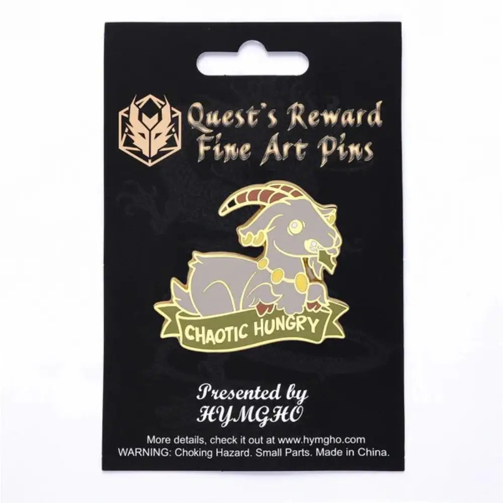 Alternative Alignments Chaotic Hungry Goat Hard Enamel Pin - Gifts