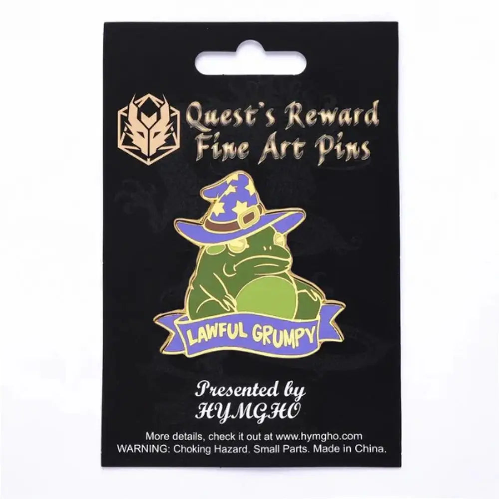 Alternative Alignments Lawful Grumpy Toad Hard Enamel Pin - Gifts