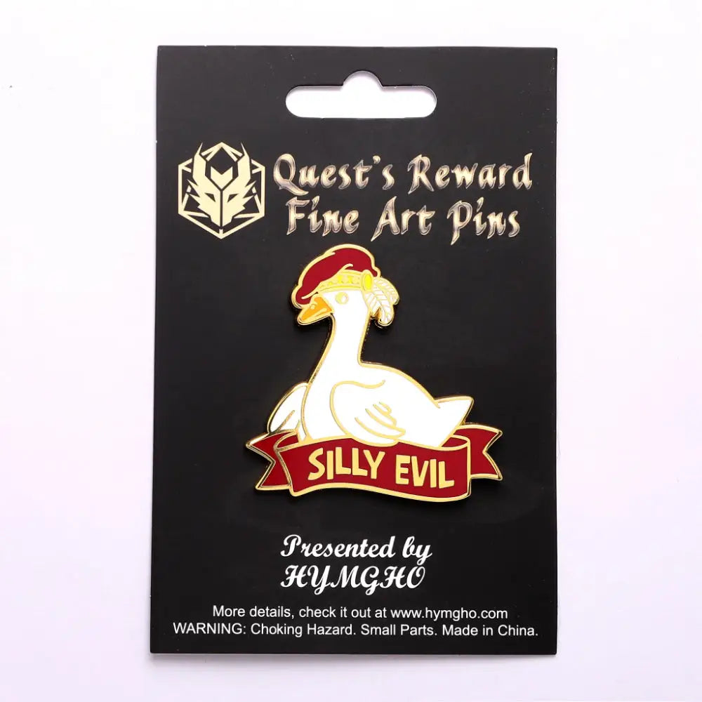 Alternative Alignments Silly Evil Goose Hard Enamel Pin - Toys & Gifts