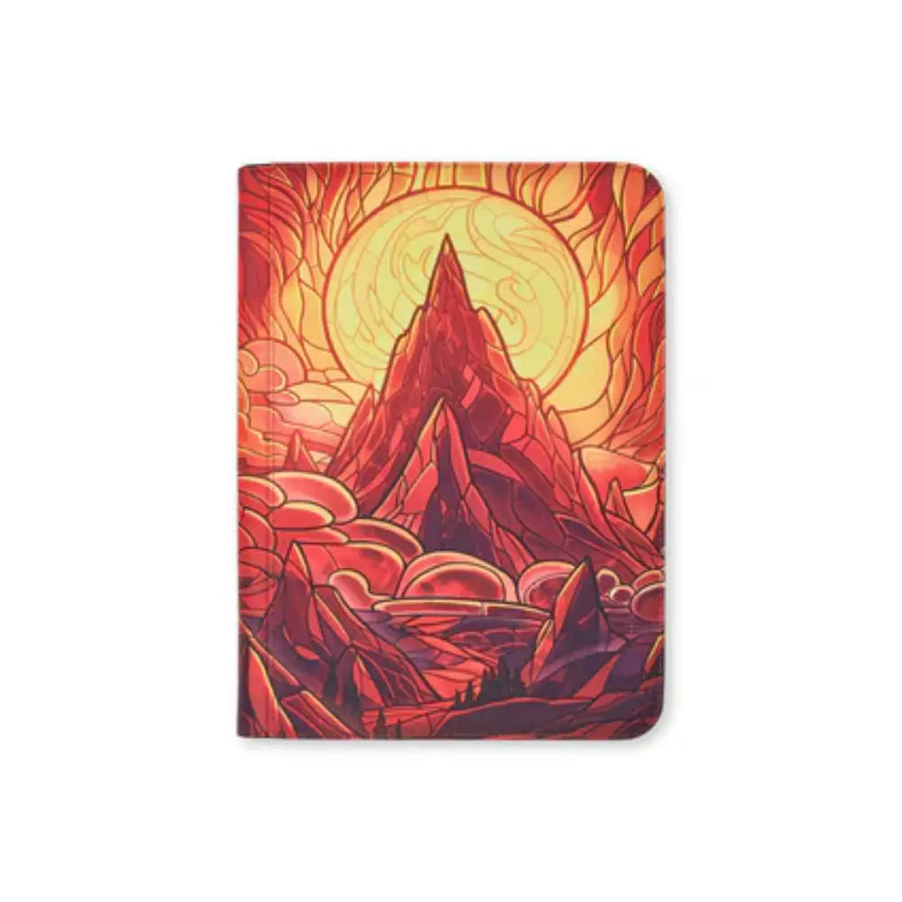 Arcane Fortress Burning Mountain 9-Pocket Binder - Card Storage