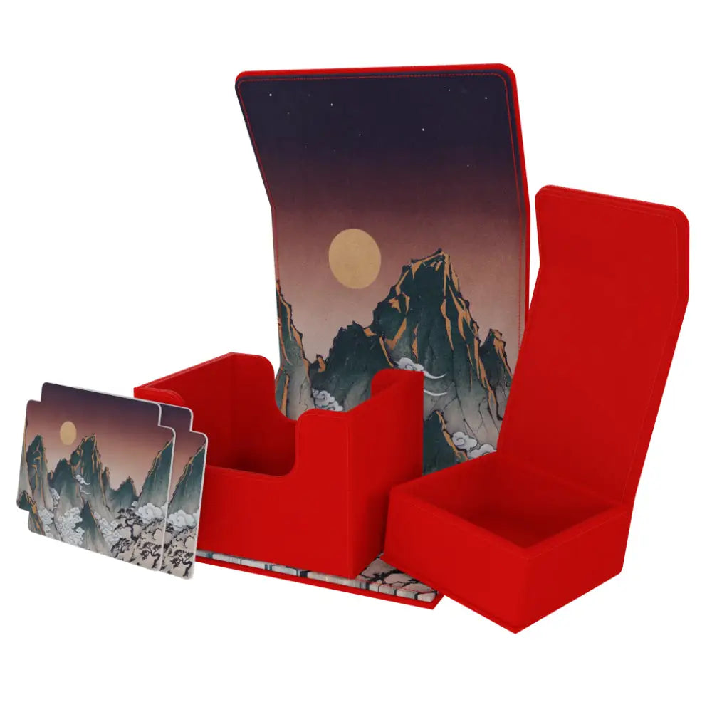 Arcane Fortress Crimson Ridge 100+ Deluxe Deck Vault - Card Storage