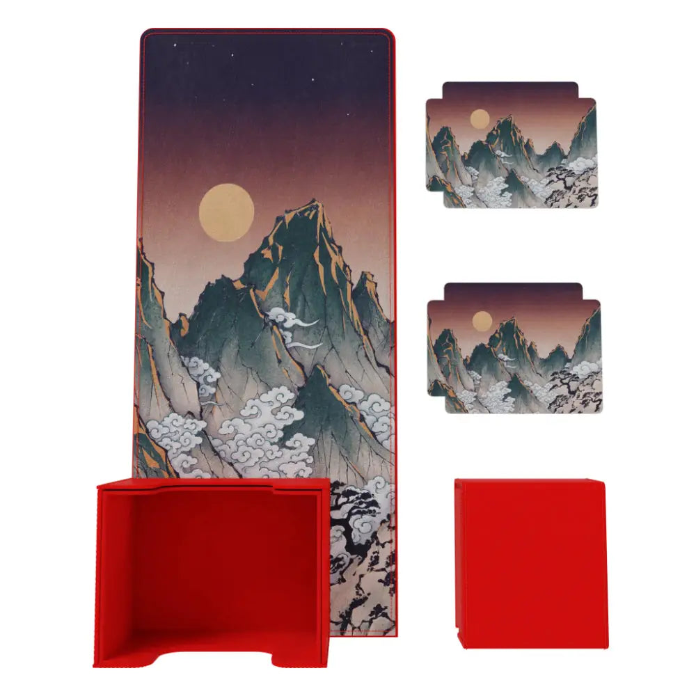 Arcane Fortress Crimson Ridge 100+ Deluxe Deck Vault - Card Storage