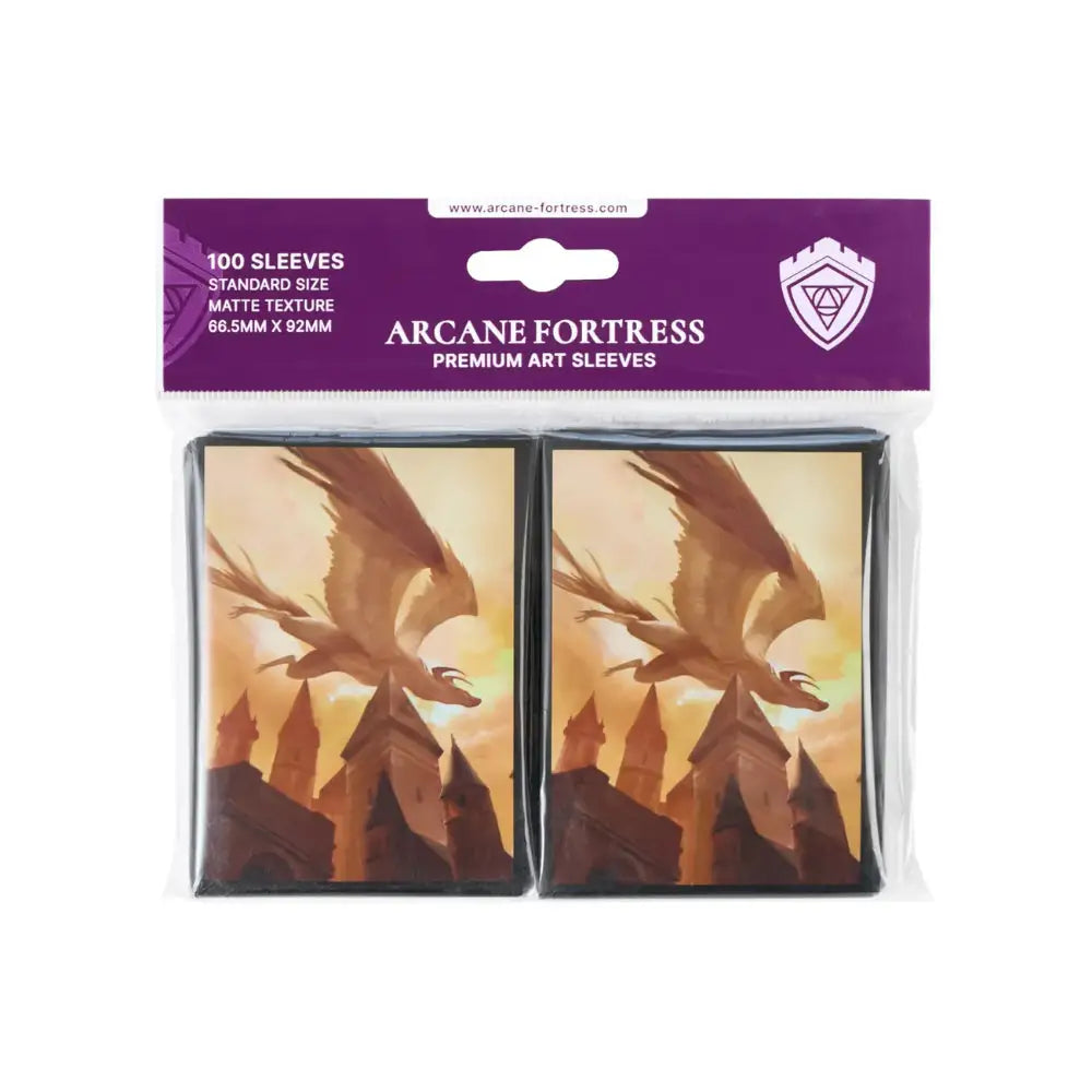 Arcane Fortress Divine Protection Matte Sleeves (100) - Sleeves