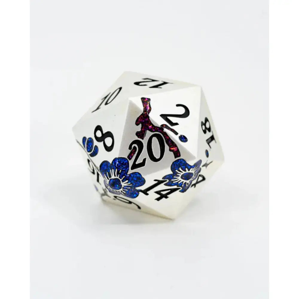 Arita Metal 33mm D20 Die - Dice & Dice Supplies