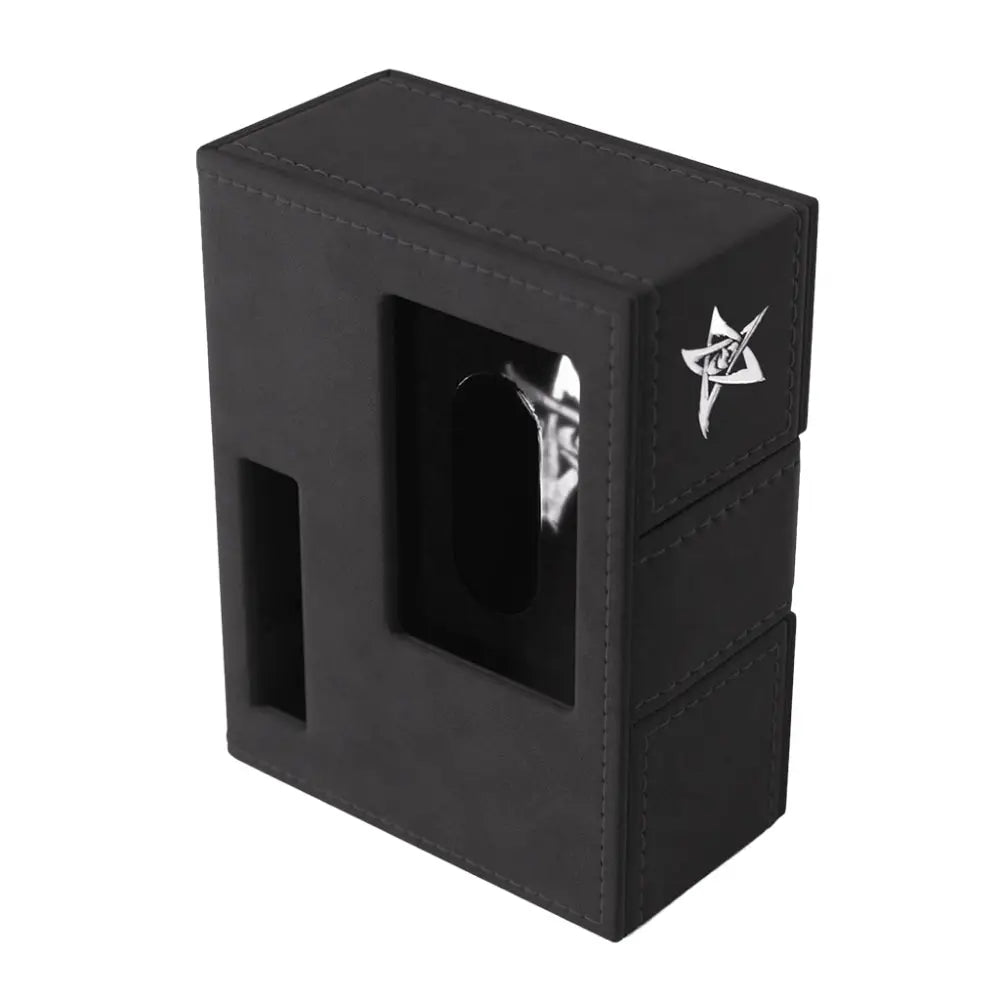 Arkham Horror Investigator Gamegenic Deckbox - Black Neutral (Grey) - Card Games