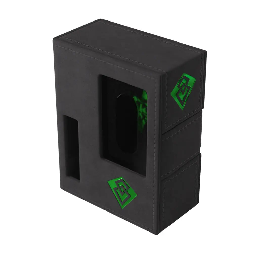 Arkham Horror Investigator Gamegenic Deckbox - Black Rogue (Green) - Card Games